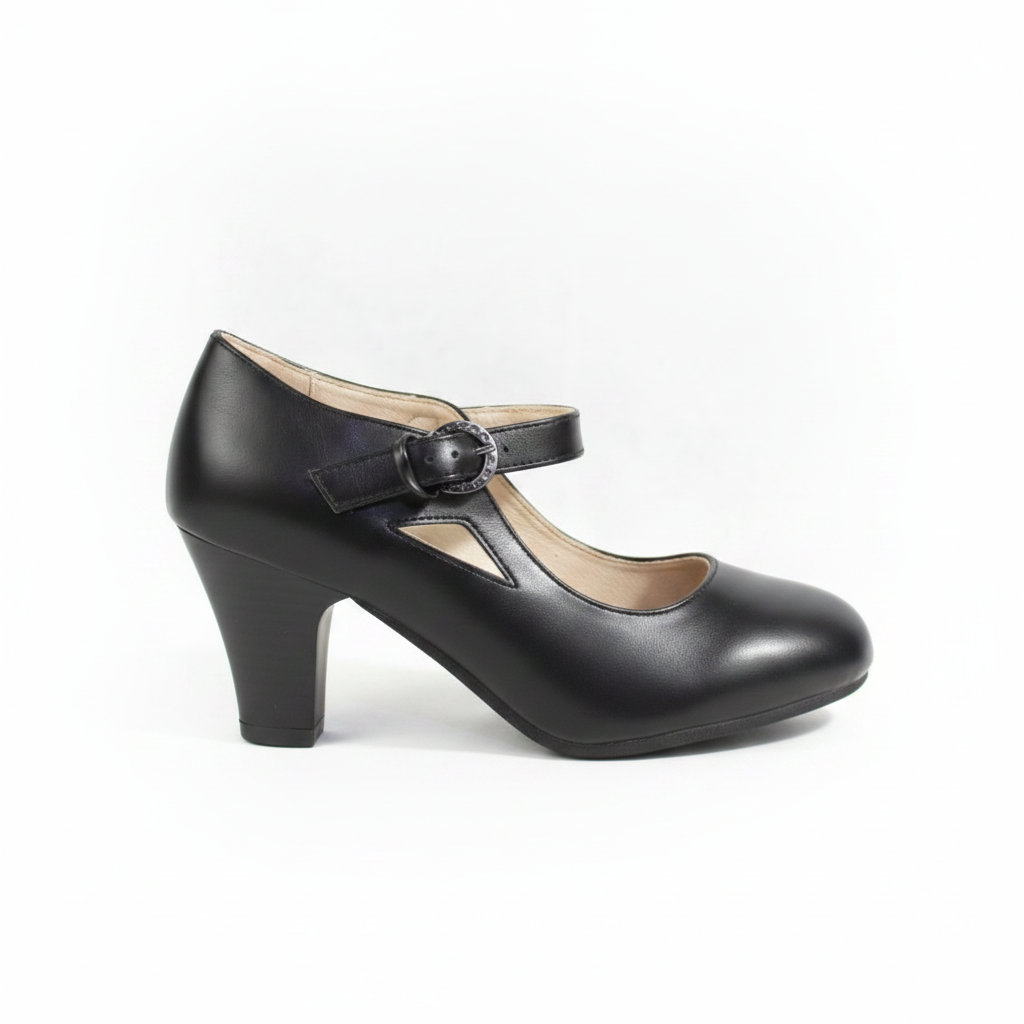 Zapato Mujer Cueca 2023-5 OIlblack Tallas 36 a 41